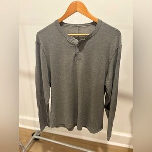 lululemon athletica Charcoal Long Sleeve Henley